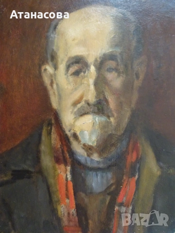 ТАНЯ ТАНЧЕВА картина Портрет масло 1990 г