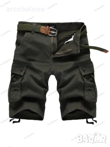 Мъжки къси широки ежедневни панталони(без колан), 5цвята , снимка 9 - Къси панталони - 45163845