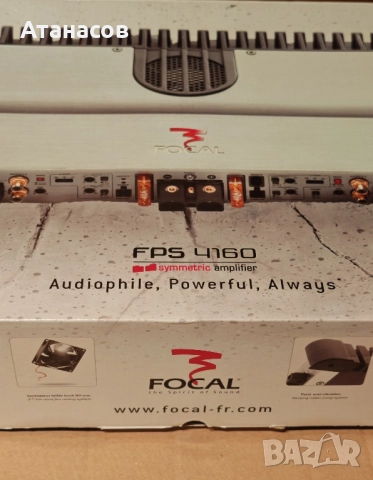 Focal FPS 4160 High-end Class AB 4 Канален усилвател , снимка 7 - Части - 47549091
