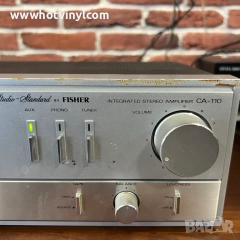 Усилвател Fisher CA-110, снимка 2 - Ресийвъри, усилватели, смесителни пултове - 50611626