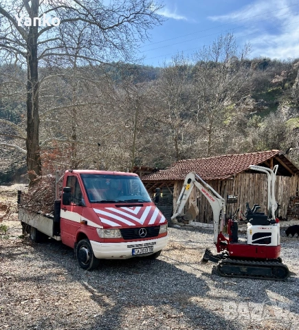 Услуги с мини багер с чук, самосвал и трамбовки - Пловдвиска област