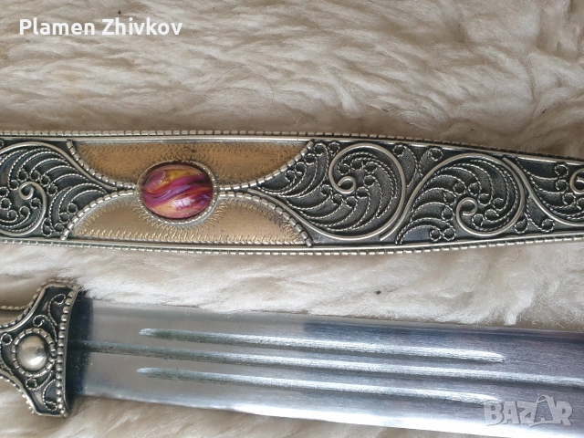 кавказка кама с филигран, снимка 12 - Антикварни и старинни предмети - 54015486