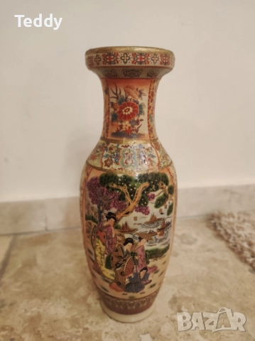 Винтидж китайска ваза, снимка 4 - Антикварни и старинни предмети - 52298340