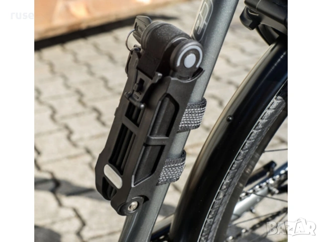 НОВИ! Сгъваемо заключващо устройство 85см верига с катинар за велосипед, снимка 3 - Аксесоари за велосипеди - 53967067