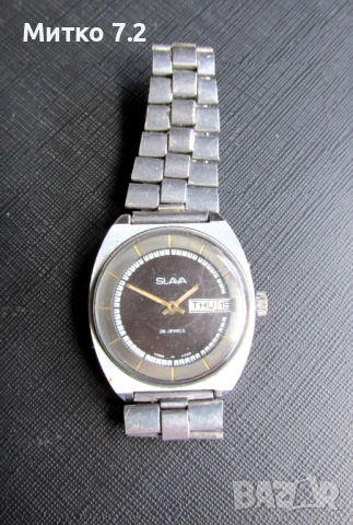 Руски часовник ''Слава'' , снимка 4 - Антикварни и старинни предмети - 52211098