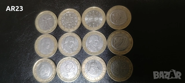 Монети от по едно евро / монета 1 Euro 