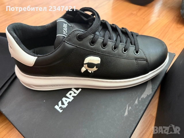 Мъжки обувки Karl Lagerfeld 45 номер, снимка 2 - Ежедневни обувки - 53810673