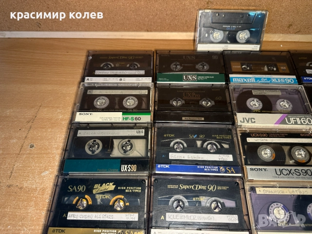 25 броя аудио касети /JVC ,TDK ,SONY,FUJI/, снимка 5 - Аудио касети - 52673304