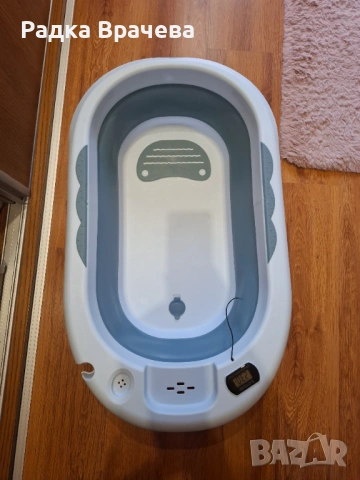 Сгъваема вана с дигитален термометър 