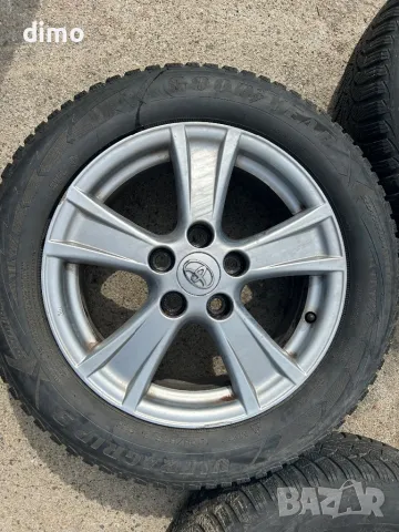 джанти с гуми 16 Toyota 5x114.3 ET39 6.5J 205 60, снимка 2 - Гуми и джанти - 47239912