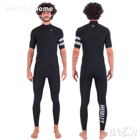 Мъжки неопренов костюм Hurley Advant 2/2 мм SS, снимка 5 - Водни спортове - 52594527