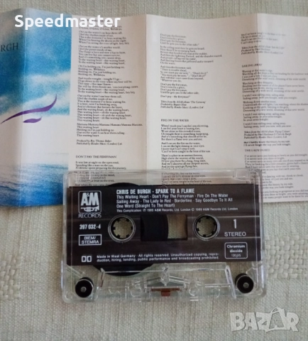 Chris de Burgh - Spark to a Flame, снимка 2 - Аудио касети - 51432175