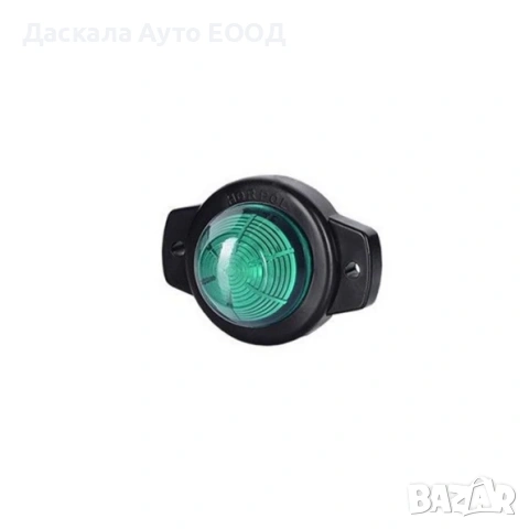 1 бр. ЛЕД LED габарити с черна подложка , ЗЕЛЕНИ , 12-24V , Полша, снимка 2 - Аксесоари и консумативи - 53724844