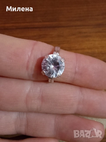 Сребърен пръстен , снимка 3 - Пръстени - 53164179