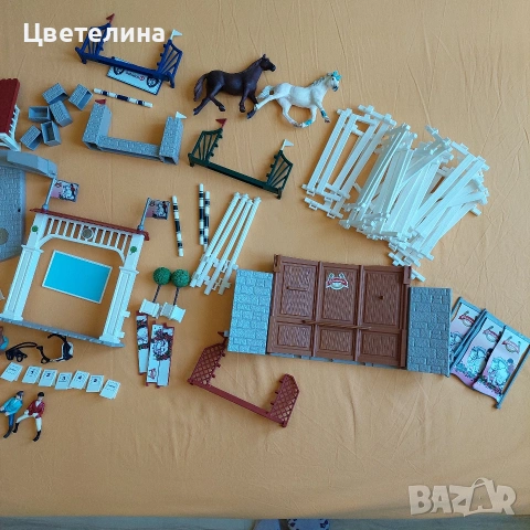 Schleich 42338 голямо конно състезание, снимка 3 - Колекции - 53078290