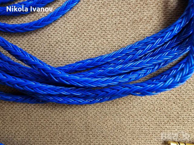 2x3.5мм към 6.35мм 5 метров плетен кабел за слушалки Hifiman | Grado, снимка 4 - Други - 45806345