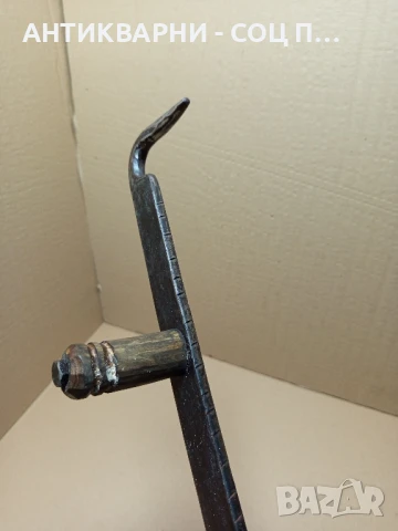 Комплект Соц Старо Ръчно Ковано Резе За Врати Порти., снимка 9 - Антикварни и старинни предмети - 50842291