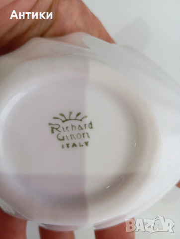 Порцеланова стара сосиера маркирана , снимка 3 - Колекции - 52625325