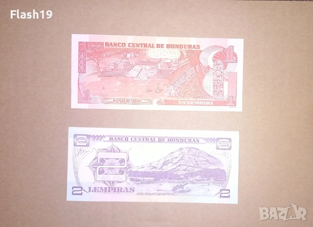 Хондурас 1 / 2 лемпира 2016-2019 UNC, снимка 2 - Нумизматика и бонистика - 52980441