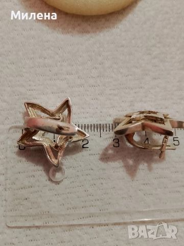 сребърни обеци , снимка 5 - Обеци - 52851321