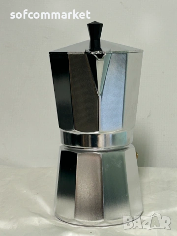 Класическа италианска кафеварка Cecotec Mokclassic 900 Shiny (9 чаши) – НОВА, снимка 3 - Кафемашини - 54251232