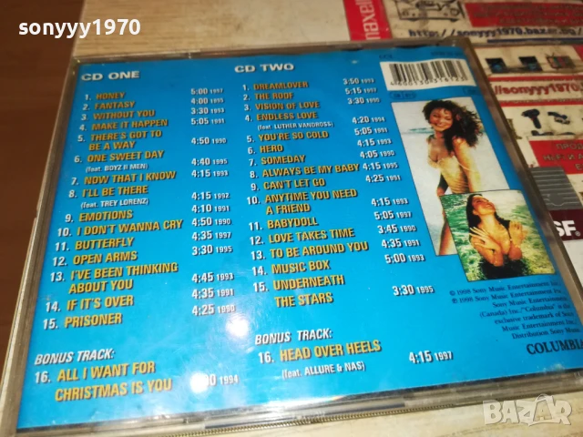 MARIAH CAREY X2CD 1308251949, снимка 3 - CD дискове - 51358171