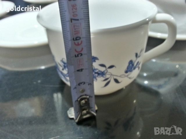 френски аркопал чаши за чай , снимка 5 - Антикварни и старинни предмети - 52957762