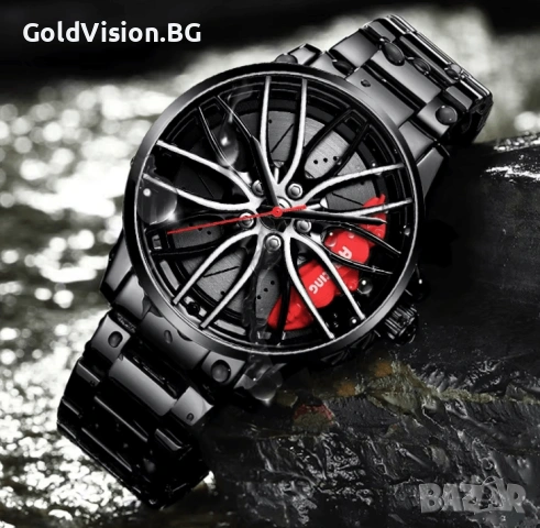 Мъжки часовник – Camudin – Red, снимка 5 - Мъжки - 54248125