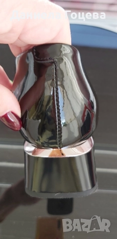 Черни естествен лак обувки с катарама и нисък ток, снимка 4 - Дамски обувки на ток - 52481768