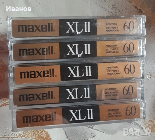 Аудио касети , MAXELL XLII  60 мин. - хром , снимка 7 - Аудио касети - 53324590