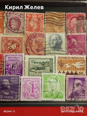 Стари пощенски марки от цял свят смесени СВЕТОВНИ ЛИДЕРИ за КОЛЕКЦИЯ ДЕКОРАЦИЯ 51580, снимка 3 - Филателия - 53227285
