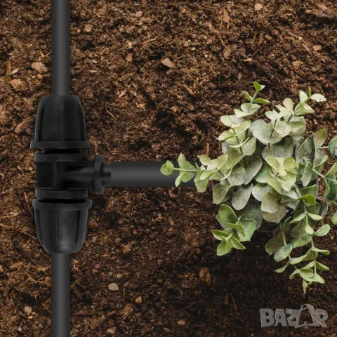 Комплект 40бр Т образни дюзи за капково напояване за 1/4" маркуч , снимка 5 - Напояване - 49704720