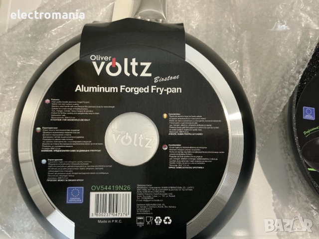 тиган Oliver Voltz OV54419N, мраморно покритие, индукция, снимка 6 - Съдове за готвене - 52469187