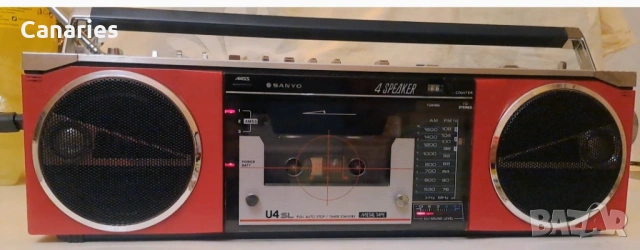 Sanyo U4SL, снимка 2 - Радиокасетофони, транзистори - 52890853