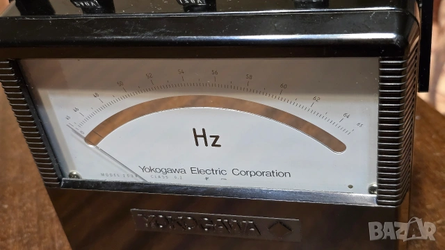 Yokogawa Model 2038 JIS C1102 CLASS 0.2 - Лабораторен честотомер 45-65Hz, снимка 5 - Нумизматика и бонистика - 53153815
