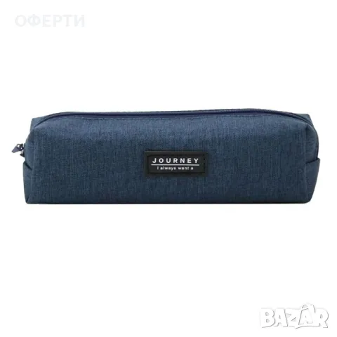 Несесер Casket Barrel Blue Black Patch "JOURNEY" 19x5.5x5.5cm арт No227371, снимка 1 - Раници - 46931580