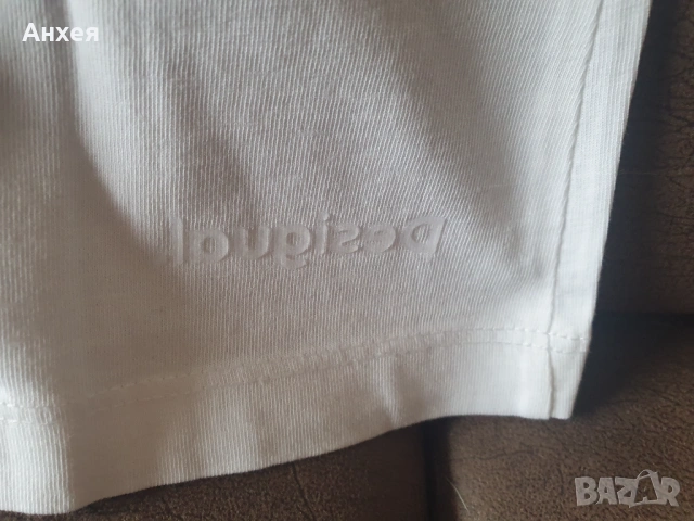 Desigual tee crossed open back life тениска, снимка 4 - Тениски - 53943144