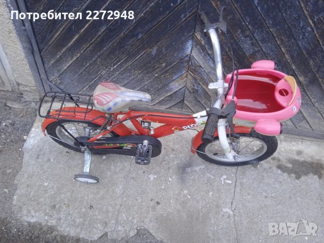 Детски велосипед 14 цола с помощни колела Алуминиеви капли , снимка 3 - Детски велосипеди, триколки и коли - 46384191
