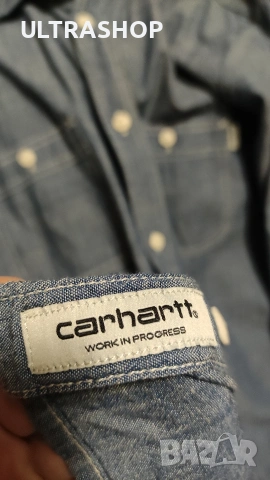 Carhartt XL Мъжка риза с дълъг ръкав, снимка 4 - Ризи - 53711482