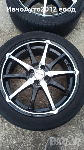 Алуминиеви джанти 17 4 х100 fiat honda Toyota , снимка 2 - Гуми и джанти - 53987070