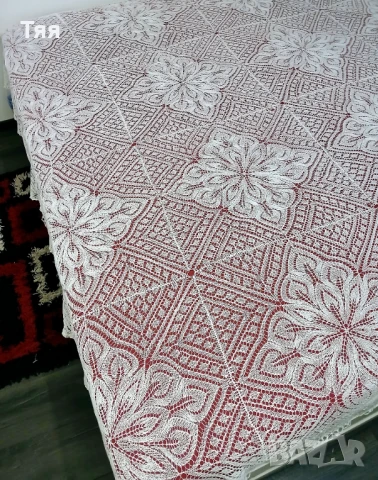 Плетена покривка за спалня , снимка 4 - Покривки за легло - 51388127