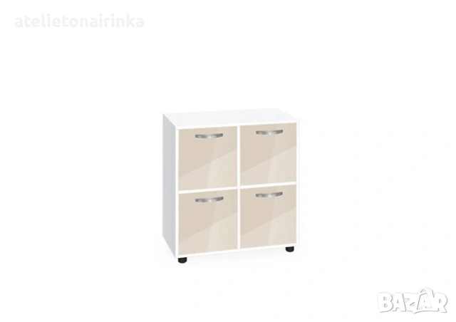 Етажерка Кубо 4 с четири вратички постформинг, снимка 12 - Етажерки - 53869291