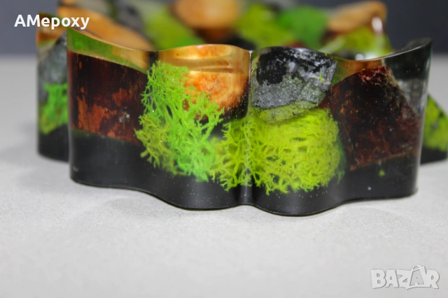 Сапунерка от епоксидна смола , снимка 4 - Декорация за дома - 54096151