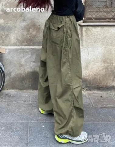 Дамски свободни ретро панталони с връзки, 4цвята , снимка 7 - Панталони - 50094757