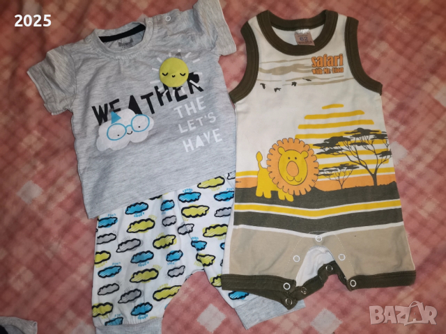 момчешки дрехи за лятото, снимка 5 - Комплекти за бебе - 52643164