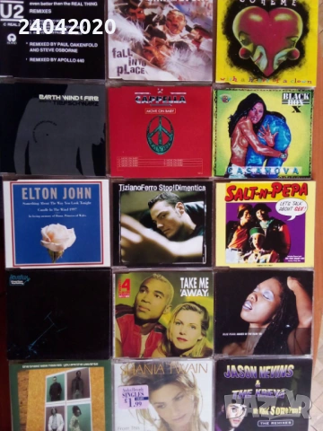 Лот Dance/Pop singles, selected cd's