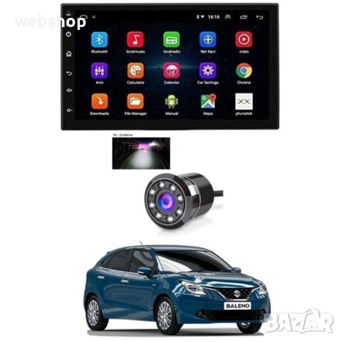 Универсална Андроид Мултимедия за кола със 7 инчов екран FULL HD Android, снимка 2 - Аксесоари и консумативи - 46248295
