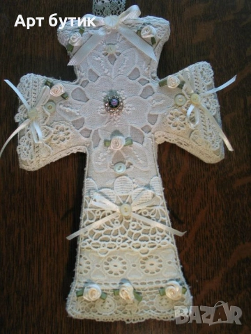 Кръстчета за подарък на гости на Св. Кръщение , снимка 3 - Декорация - 52616512