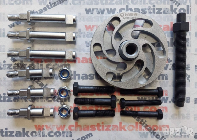 Инструмент за демонтаж на ролки на ремъчни шайби