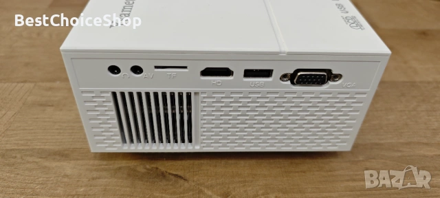 Мини мултимедиен проектор ysametp, full hd, 10000 lumens, hdmi, vga, usb, дистанционно, снимка 6 - Плейъри, домашно кино, прожектори - 54102694
